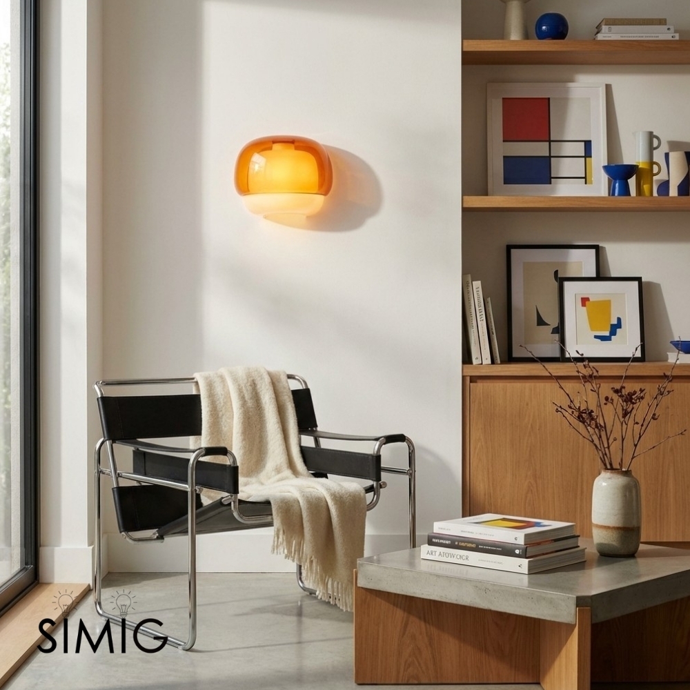 Clinco Double Sphere Glass Sconce ‑ Stylish Ambient Wall Lighting T416