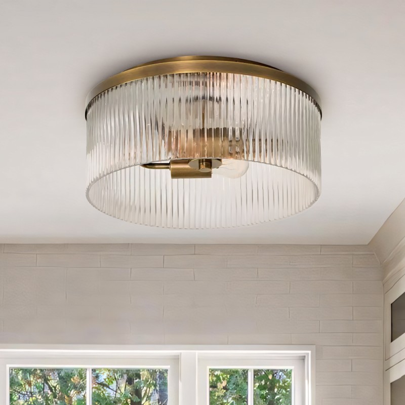 Nordic Light Luxury Flush Mount Ceiling Lamp for Living Room G27