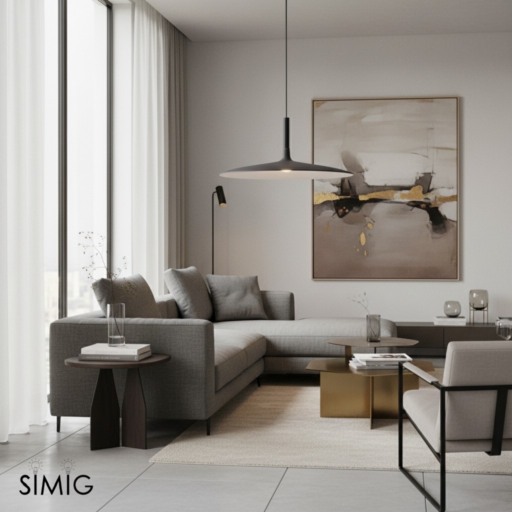 Alphomo Large Pendant Light - Scandinavian Design for Living Room