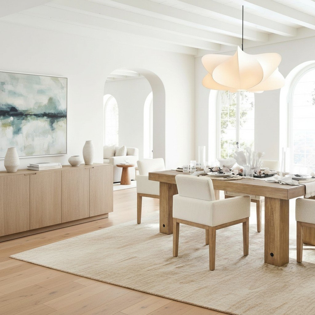 Lunaveo Diffusion Pendant Light - Minimalist Fixture for Dining Rooms and Hallways T497