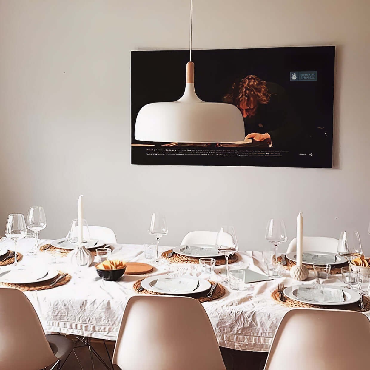 Scandinavian Acorn Pendant Light S35