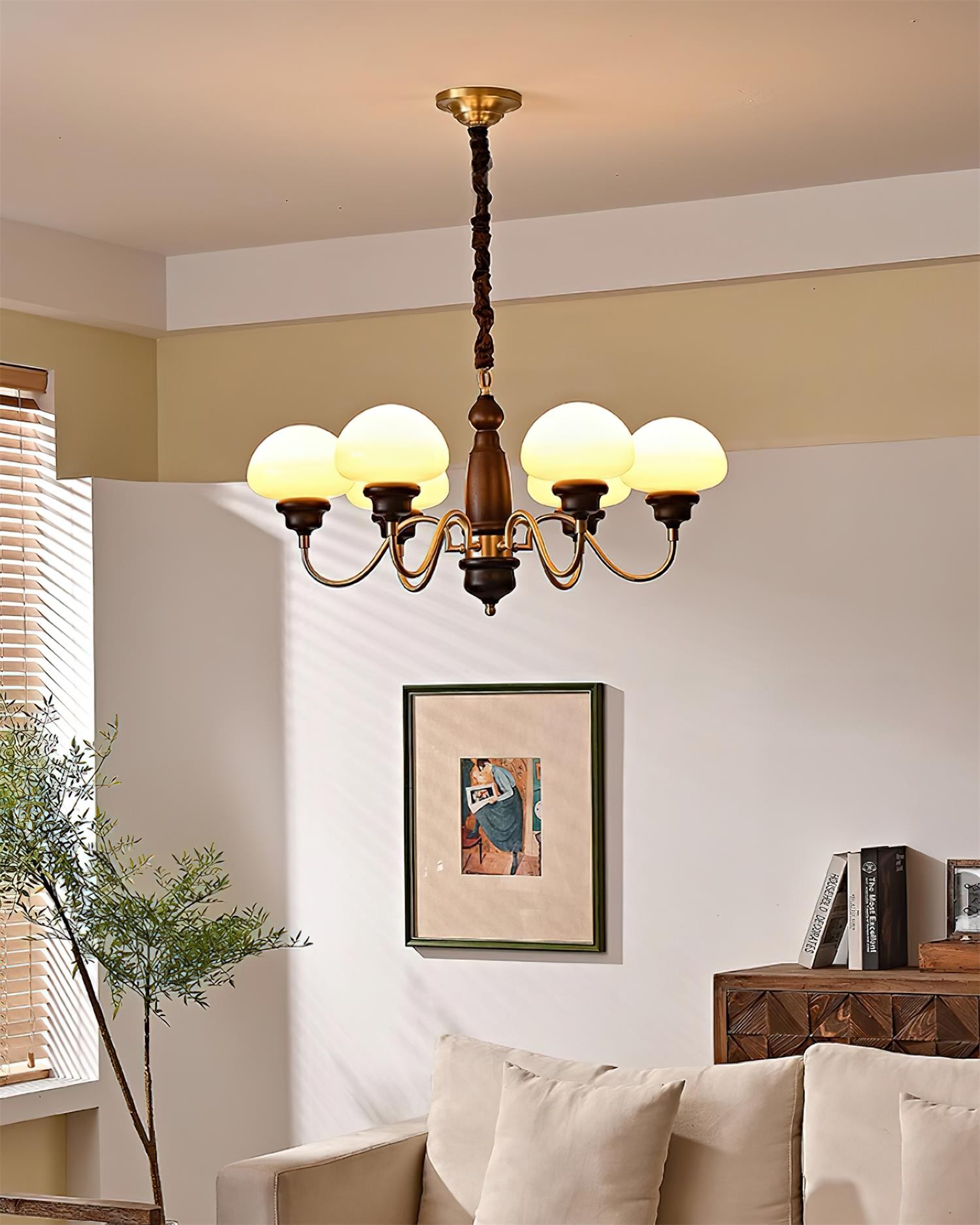 American Retro Mushroom Chandelier M130