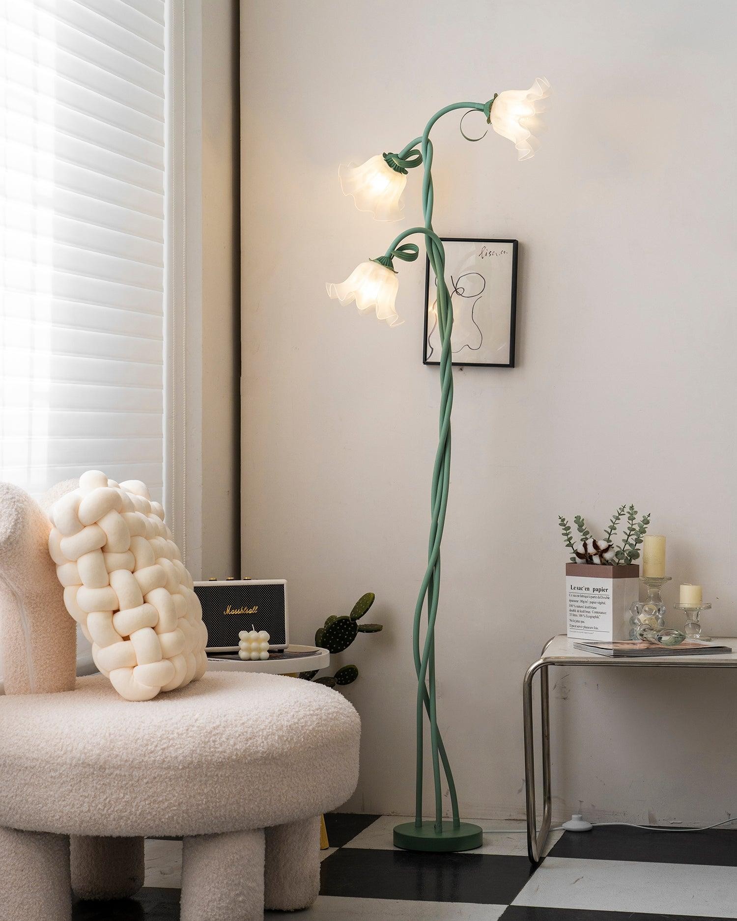 Creative Multi-Head Winding Flower Shape Floor Lamp M75