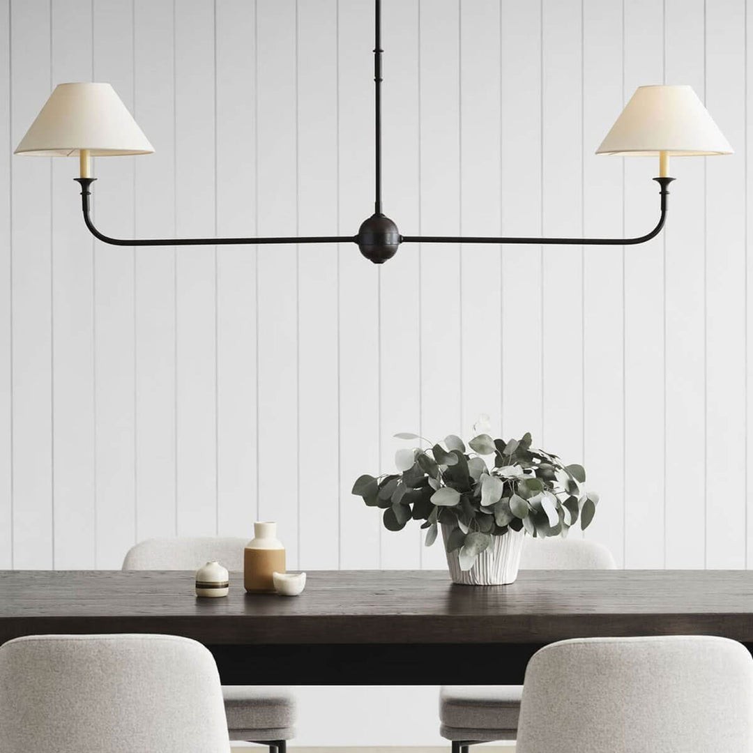 Piaf Geometric Metal Chandelier – Industrial Style for Dining Room T198