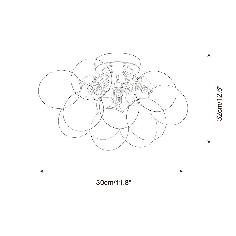 Bubbly Ceiling Lamp T1527