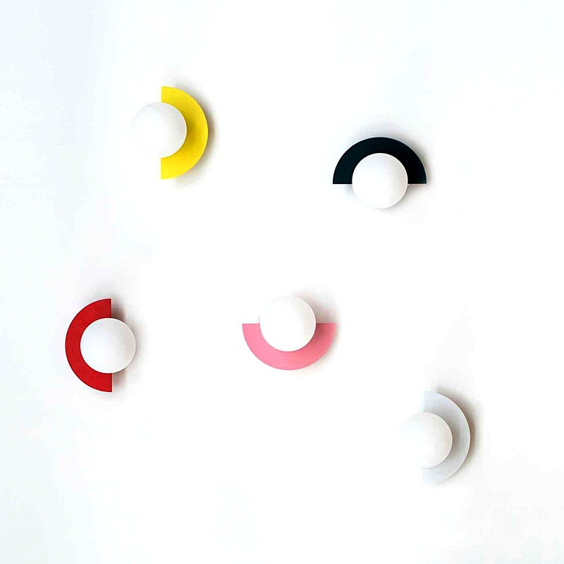 Colourful Ambient Wall Sconce - Decorative Indoor Light Fixture S149