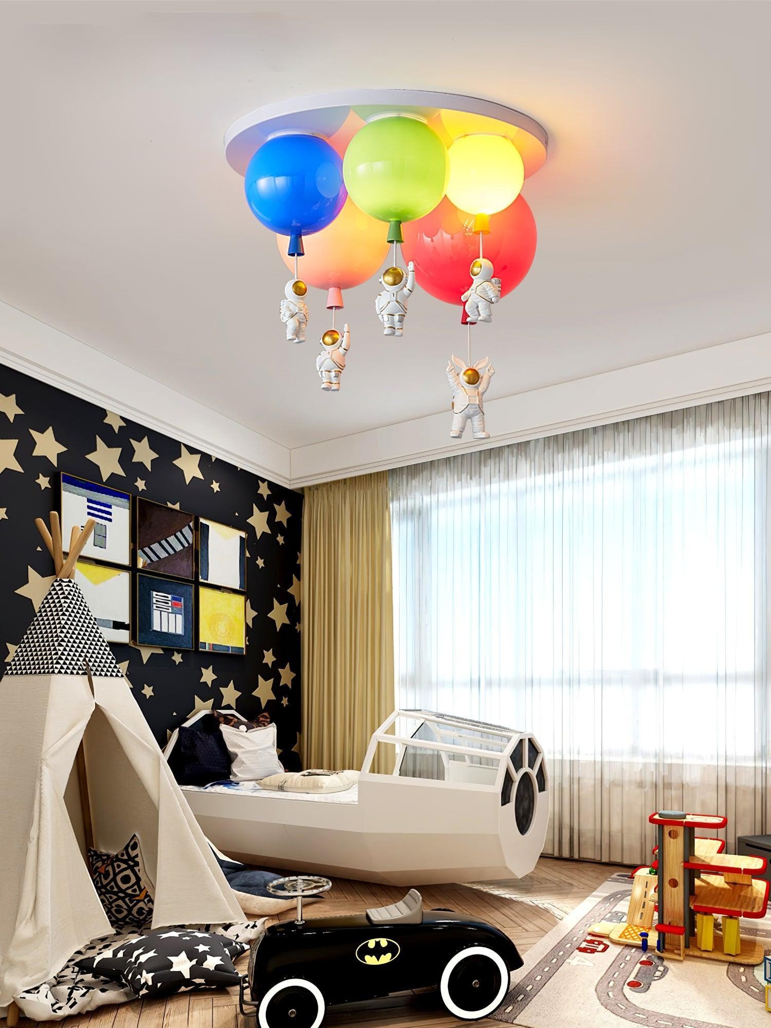 Astronaut Glossy Balloon Ceiling Lamp M390