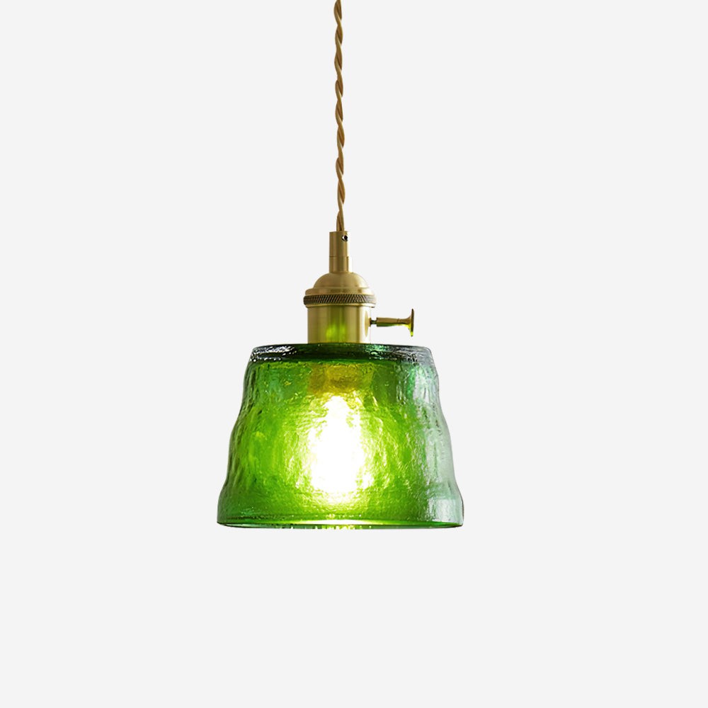 Retro Small Cup Glass Pendant Lamp M174