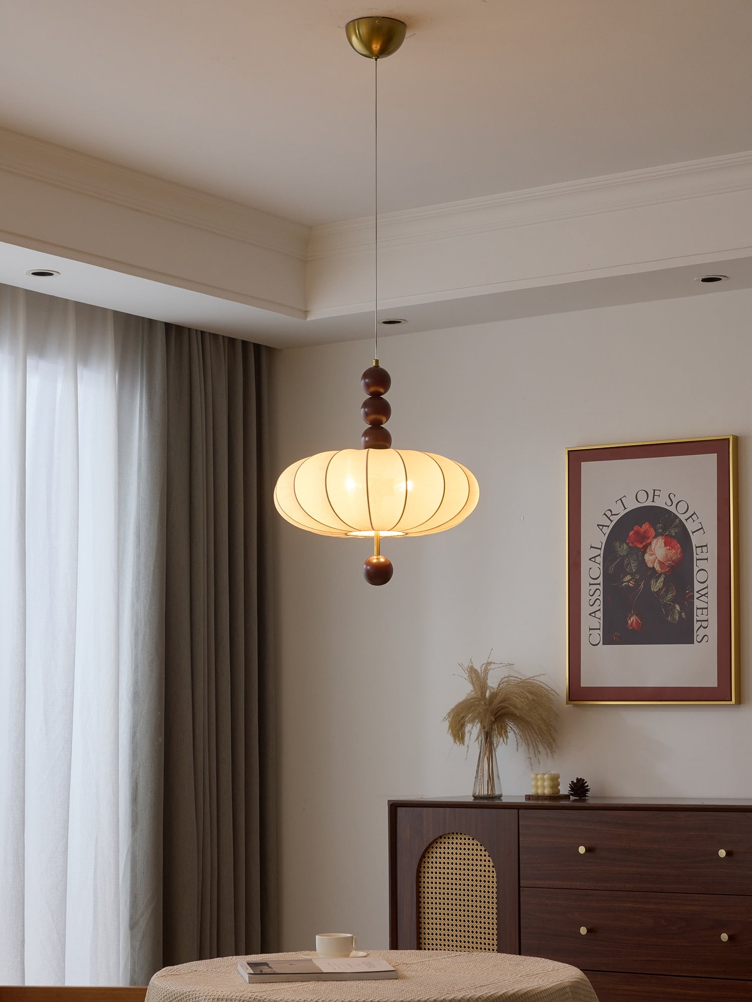 Adelaide Fabric Pendant Light T1574