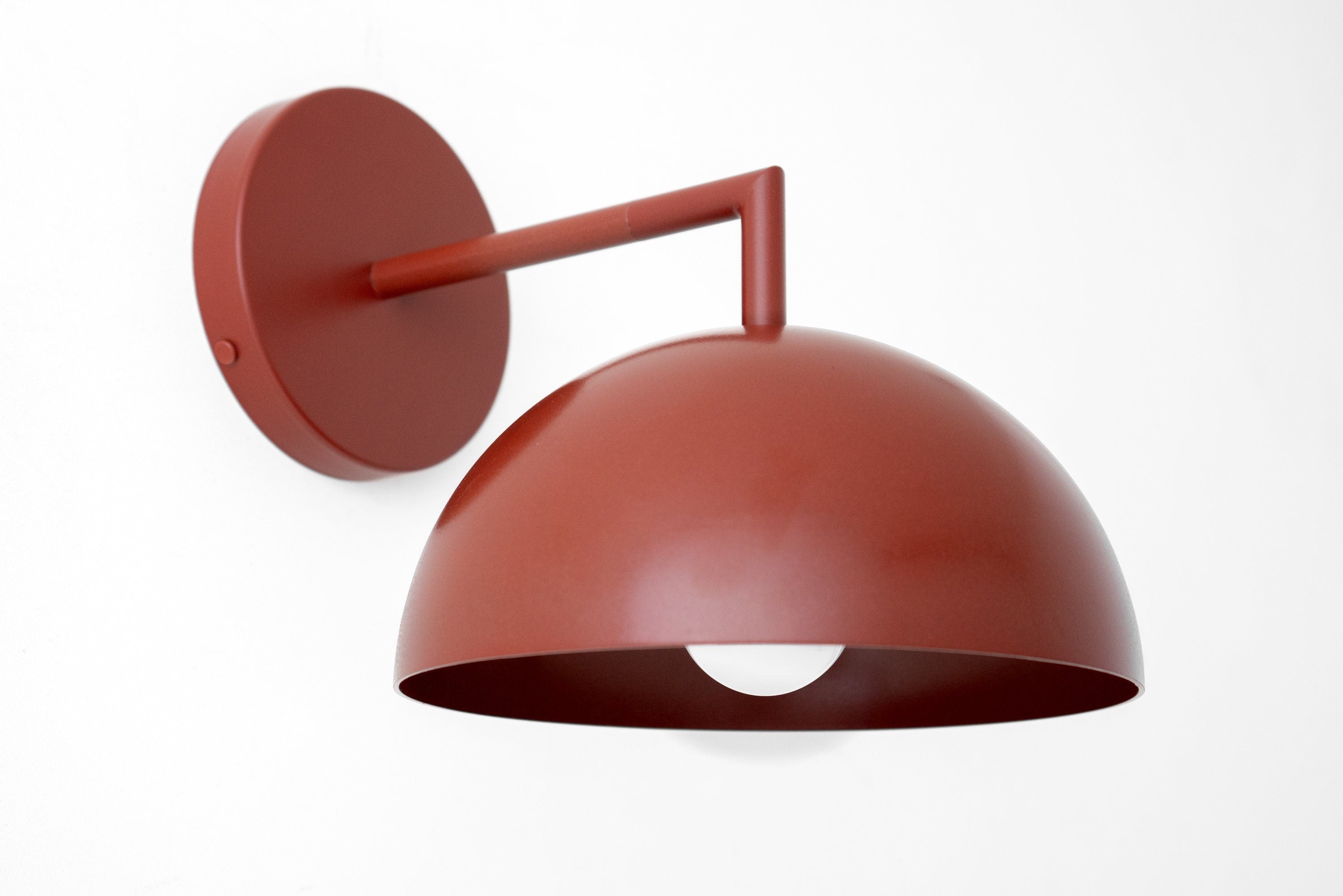 Metio Dome Minimalist Dome Sconce - Stylish Colorful Wall Light T377