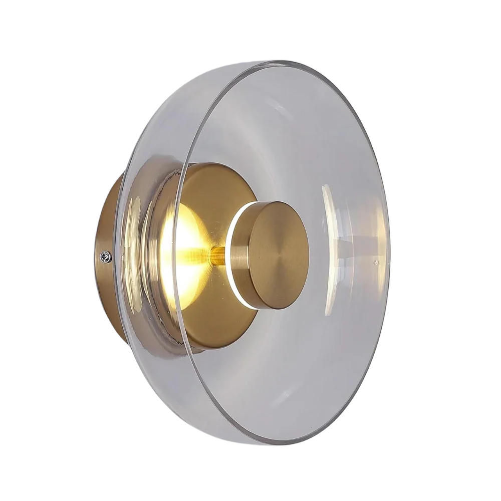The Shimmering Glow Premium Minimalist Brass Wall Light T2072