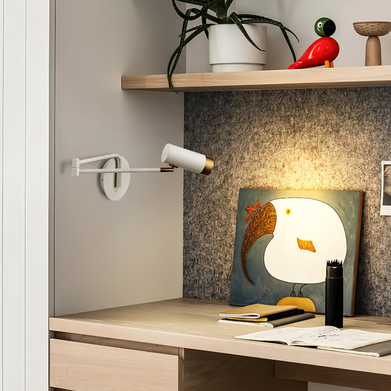 Modern Industrial Telescopic Revolving Adjustable Swing Arm Wall Lamp M324
