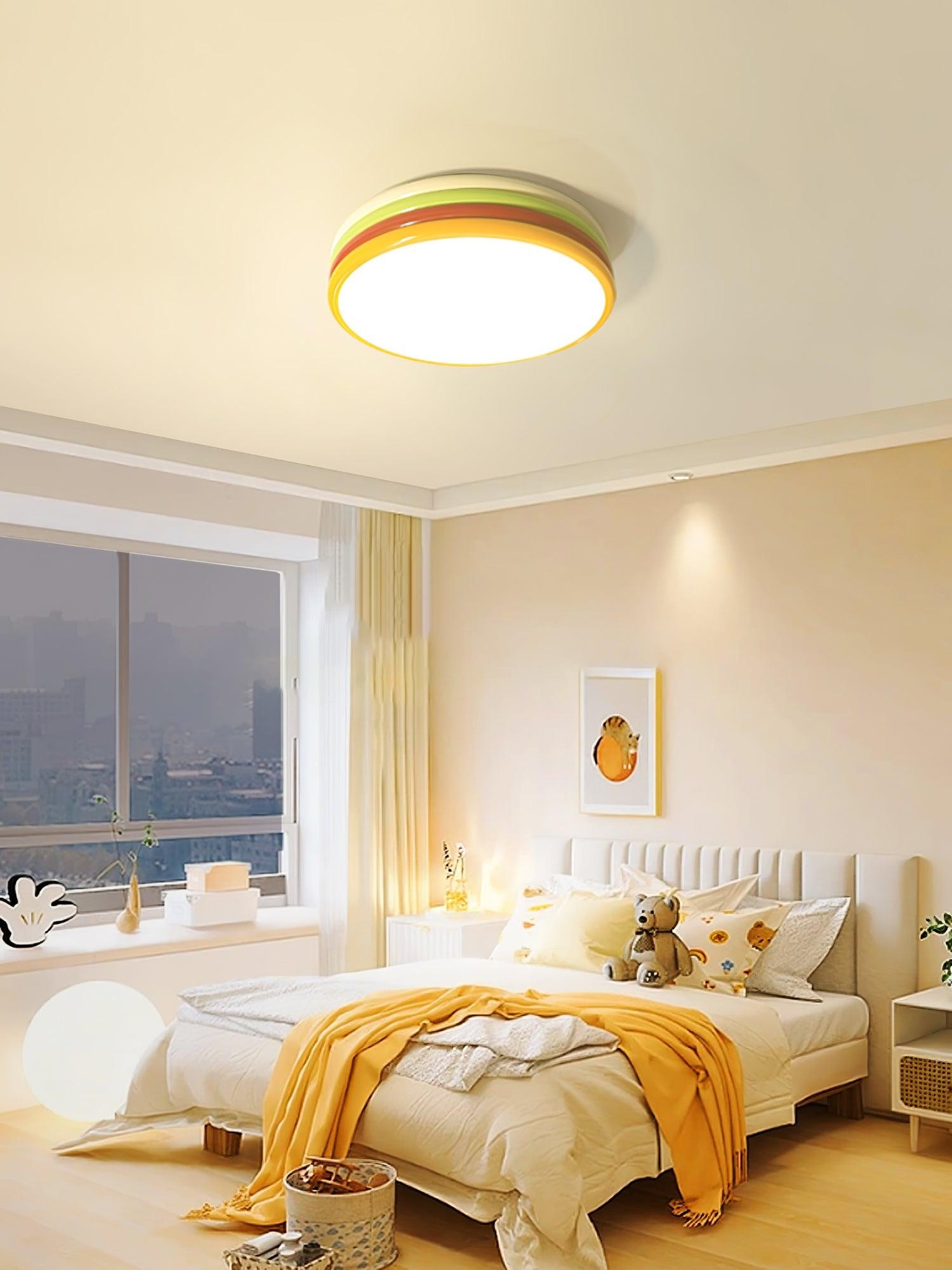 Scandinavian Simple Colorful Acrylic Ceiling Lamp For Bedroom M377