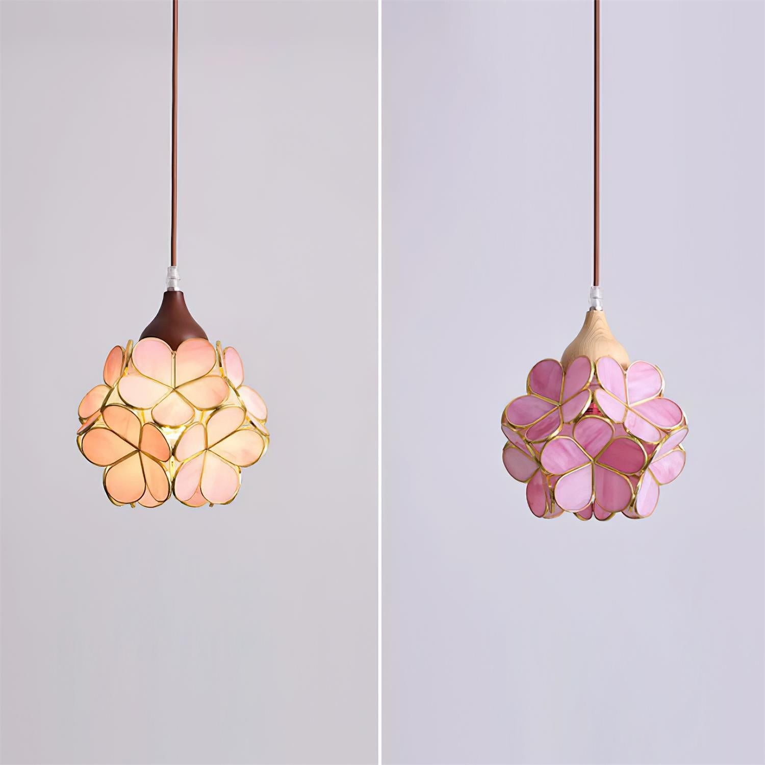 French Creative Pastoral Style Flower Pendant Light M136