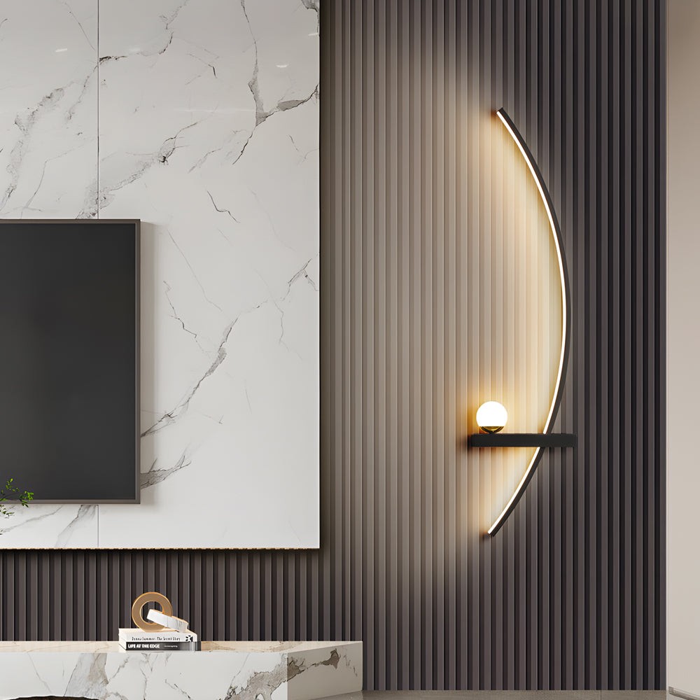 21'' Curved Strip 3 Step Dimming LED Wall Sconce G03