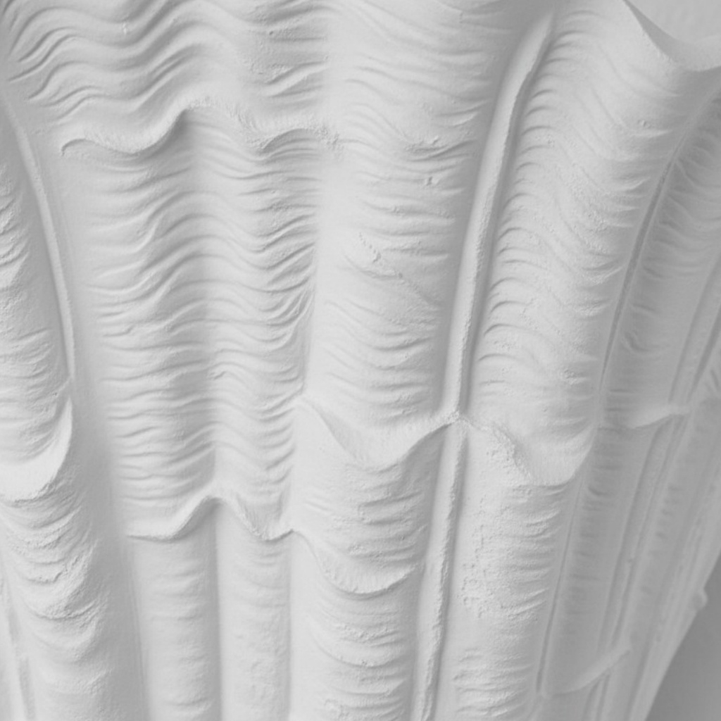 Seavira Organic Seashell Texture Wall Light - Modern Plaster Sconce for Living Room and Entryway T1110