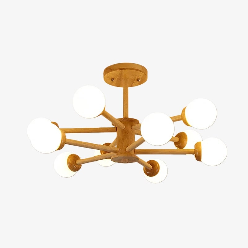 Orrise Molecular Design Ceiling Lamp - Artistic Branch Lighting Chandelier for Home Spaces T526
