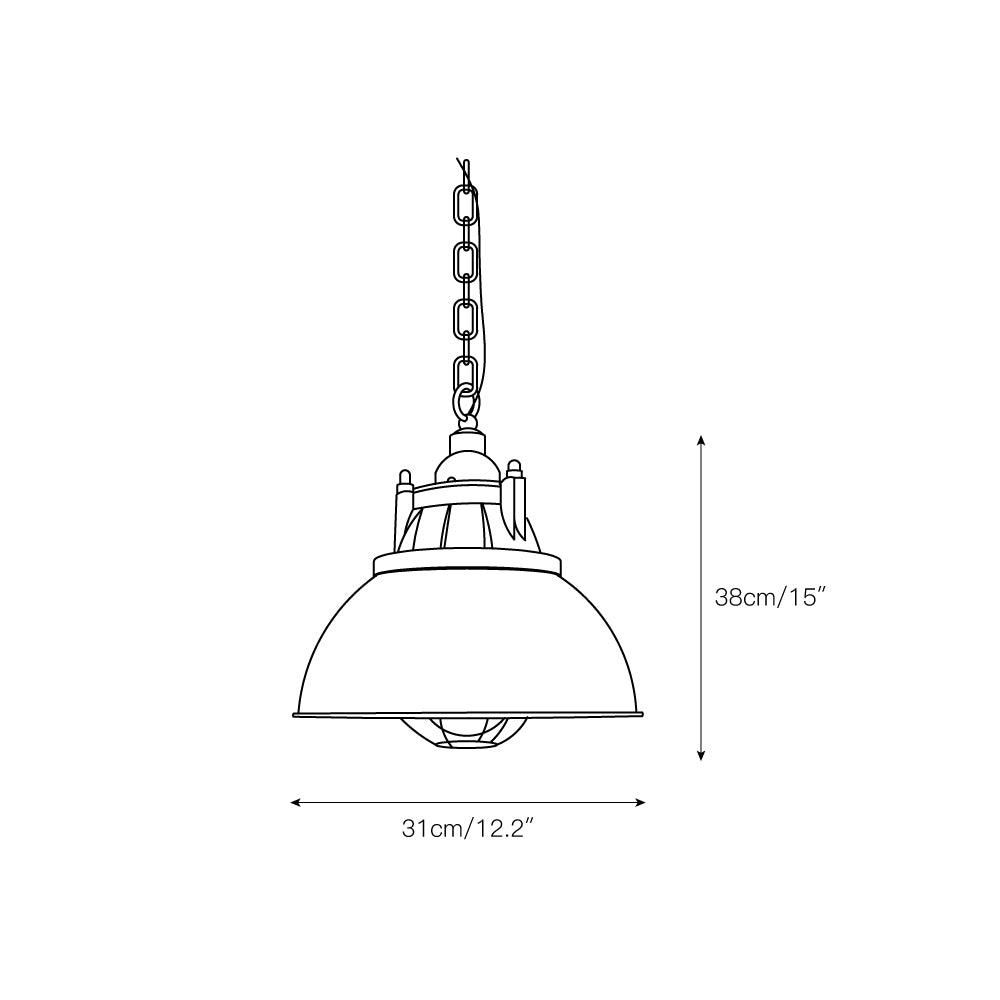 Thorlux Green Pendant Light T1689