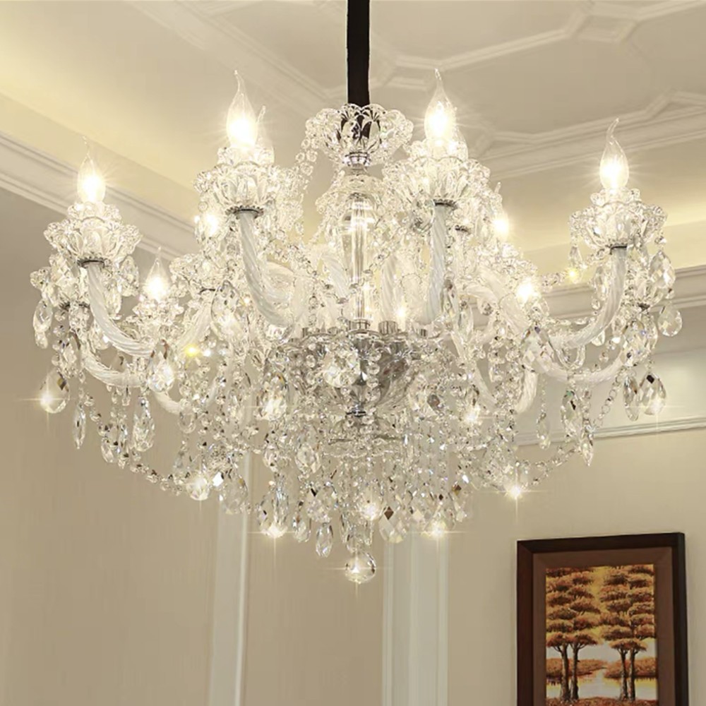 Candlestick Crystal Chandelier