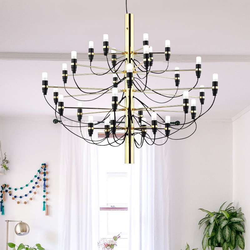 Tendrila Multi-Light Chandelier - Industrial Style Pendant Light for Dining Room