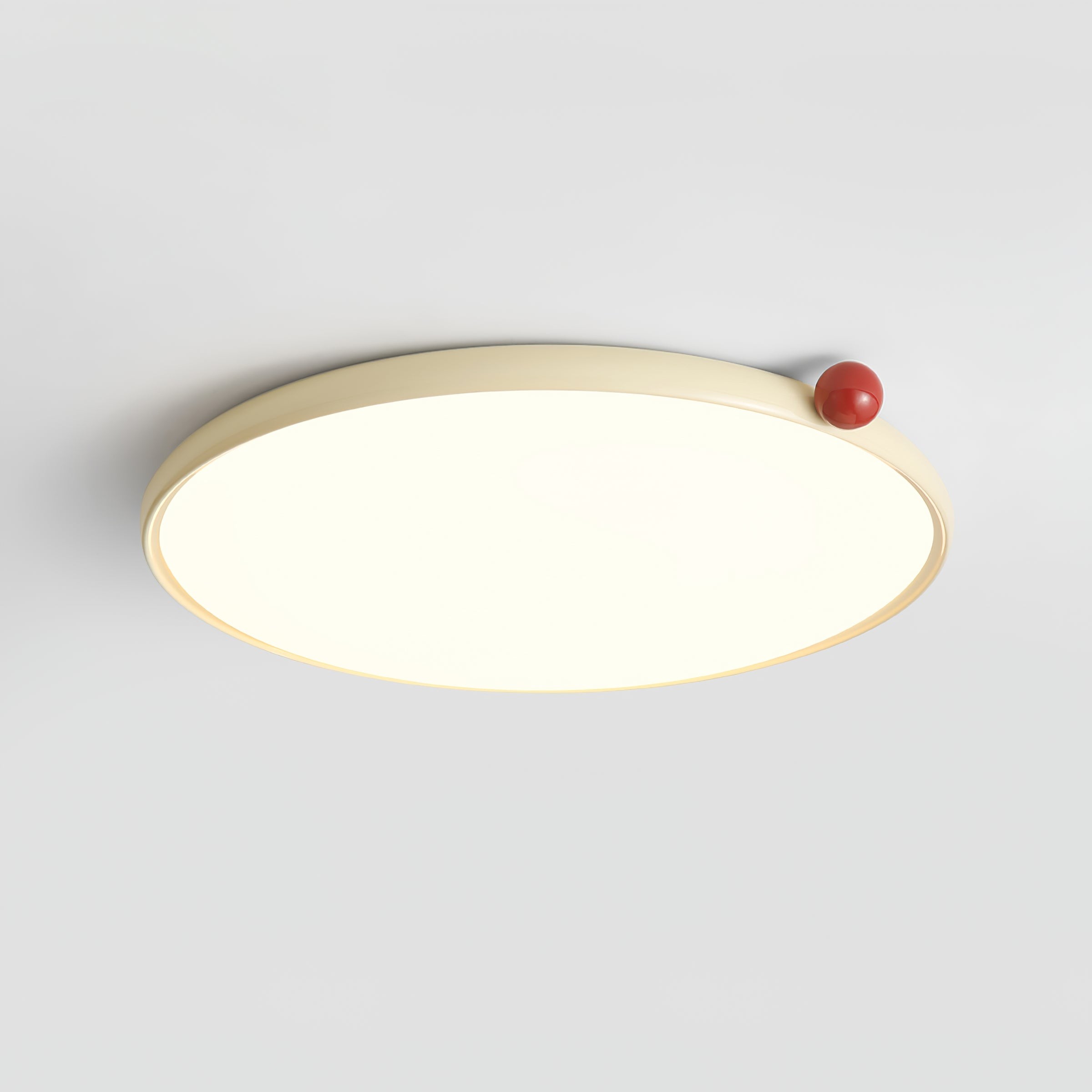 Minimalist Disc Cream Style Ultra-thin Ceiling Lamp M440
