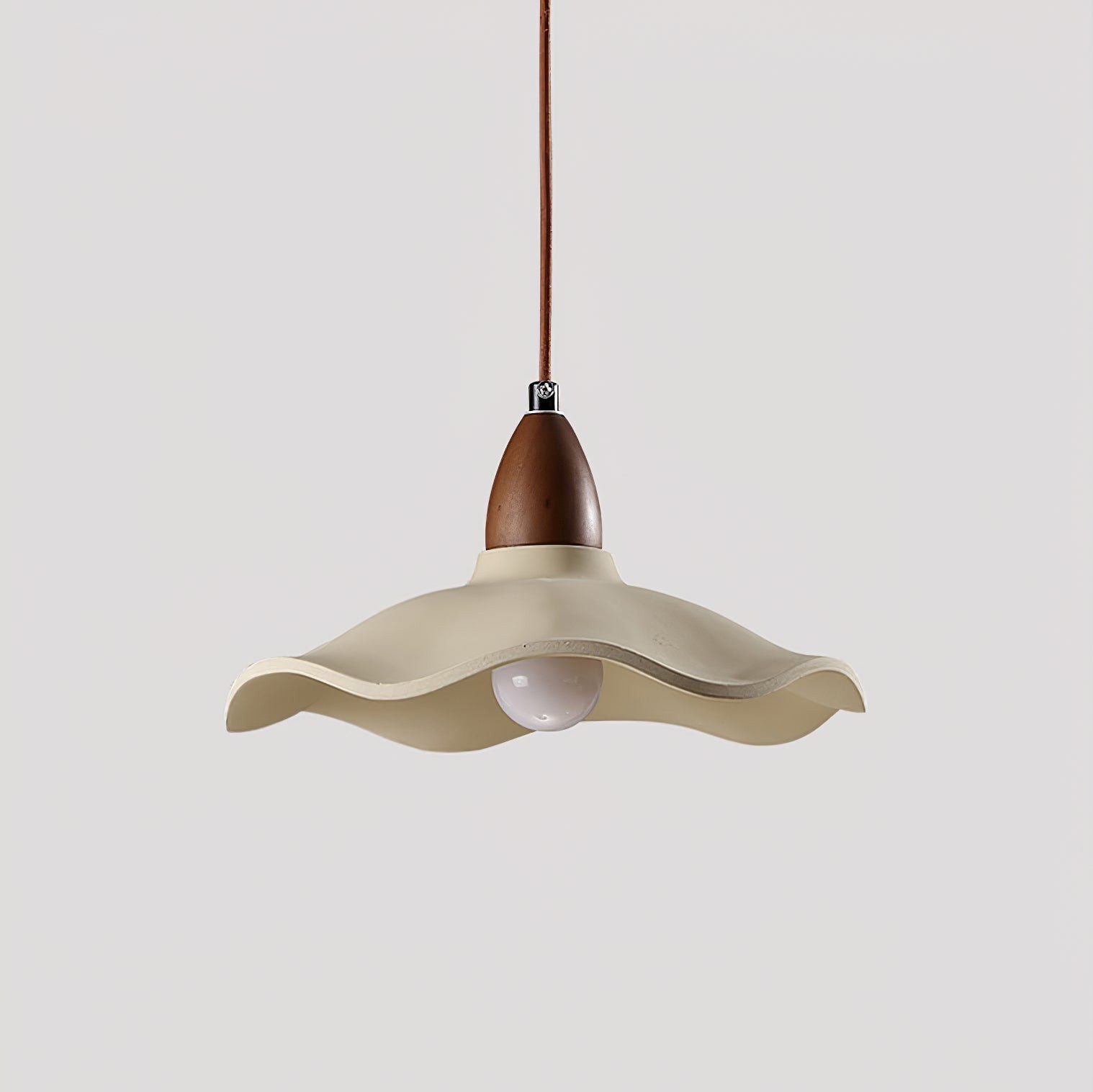Japanese Wabi-Sabi Style Cement Wave Pendant Lamp M565