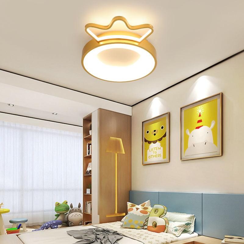 Cartoon Crown Led Ceiling Lamp S71