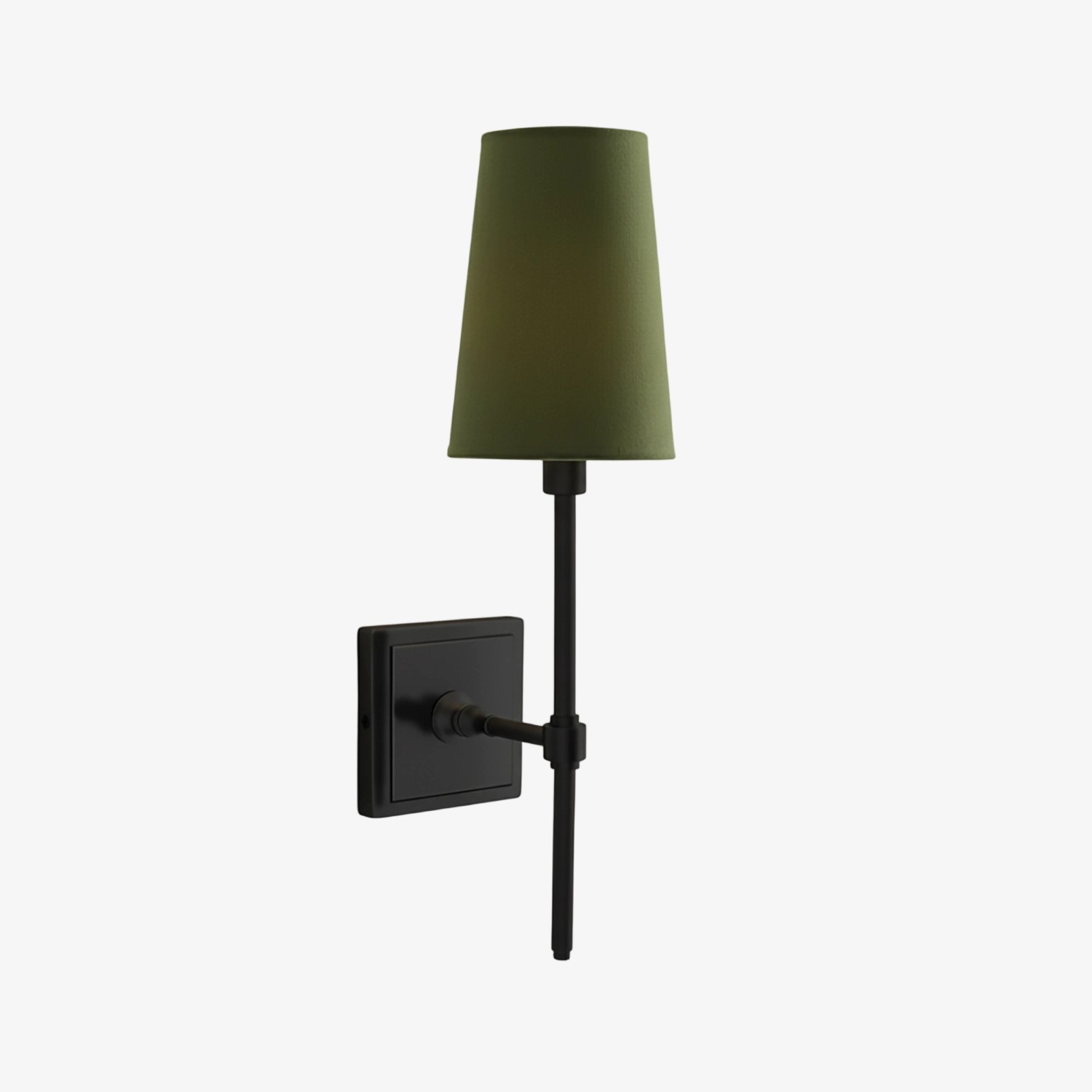 Derlina Stylish Retro Wall Lamp with White Linen Shades – Modern Industrial Design for Any Room T273