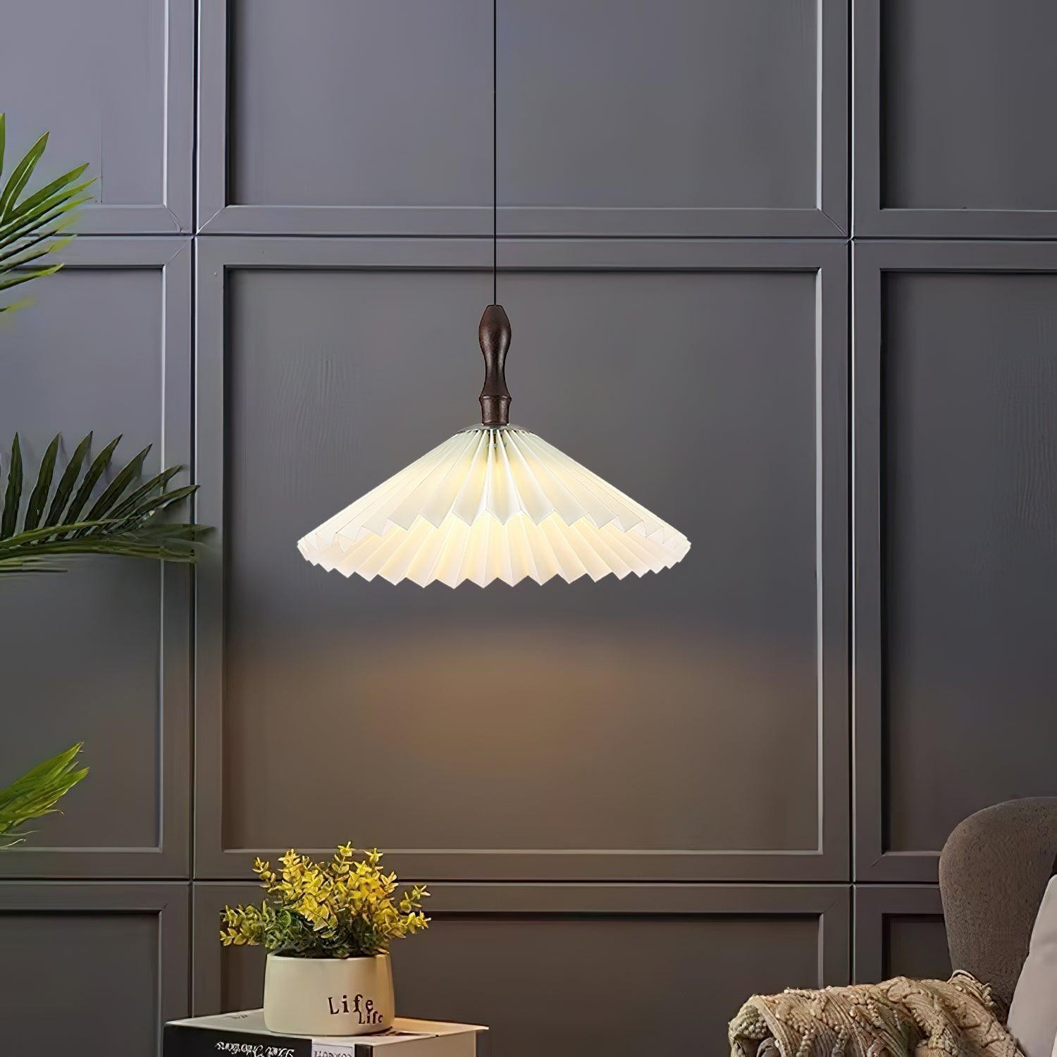 Simple White Flower Paper Pendant Lamp M552