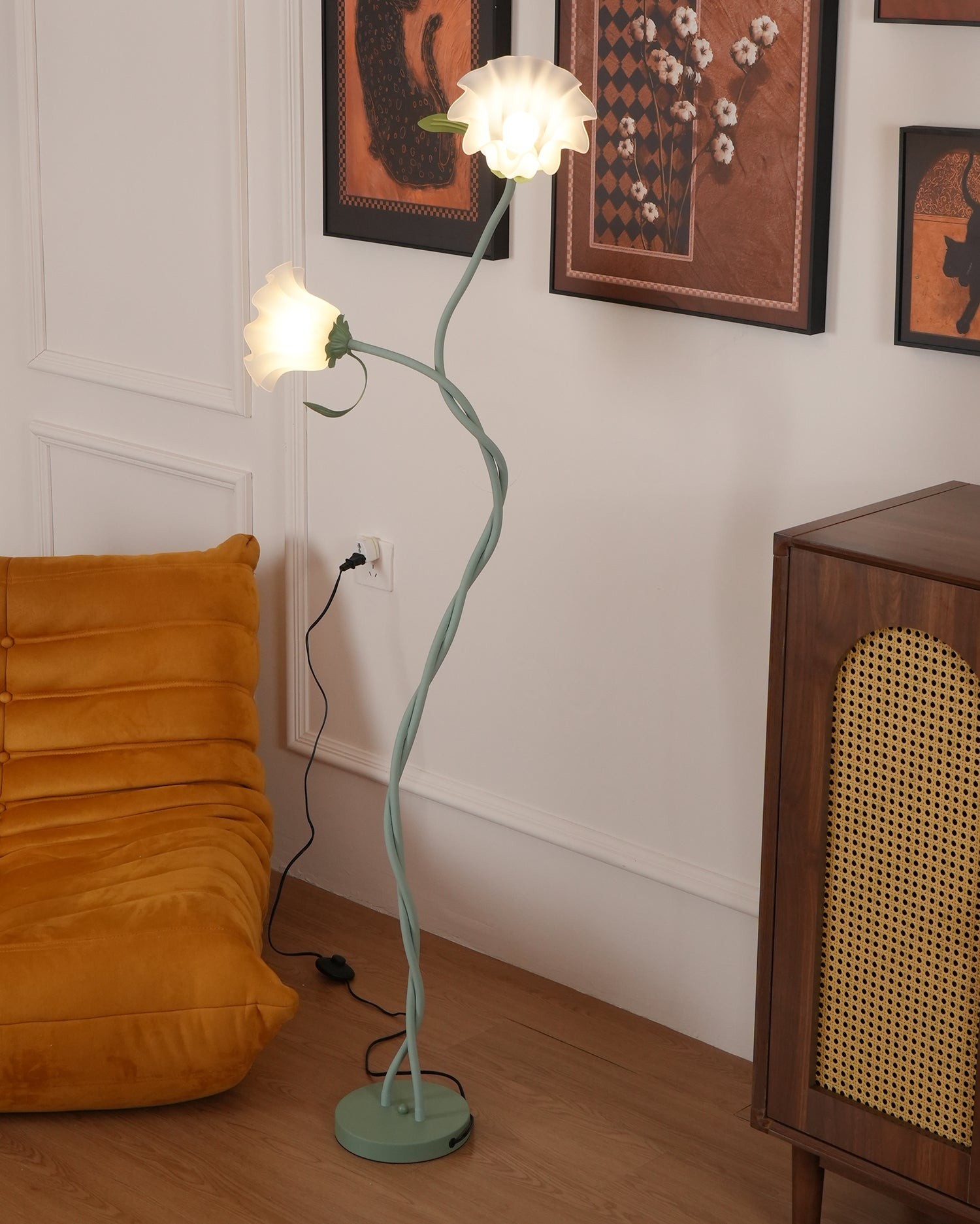 Creative Multi-Head Winding Flower Shape Floor Lamp M75