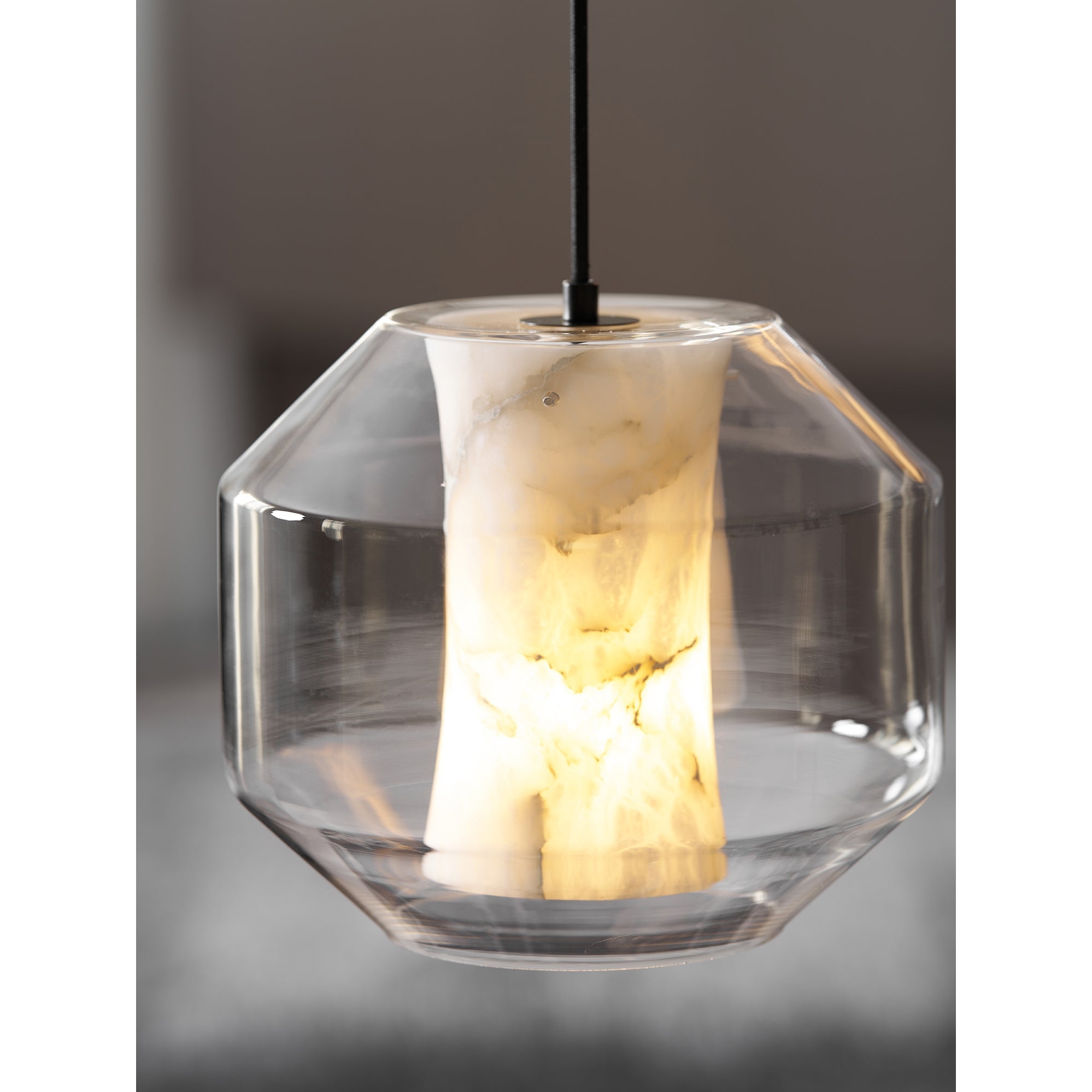 Glass Alabaster Pendant Lamp T1668
