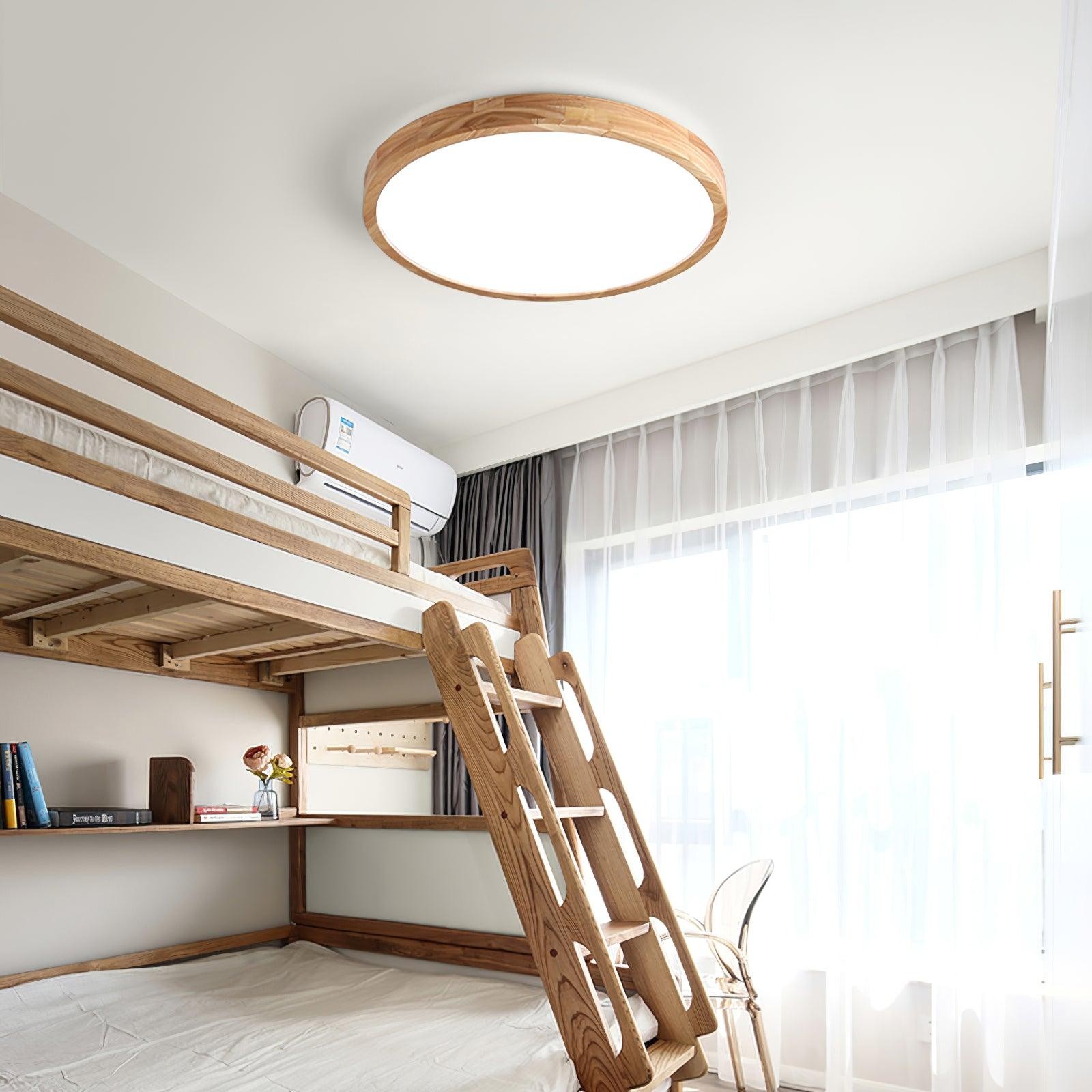 Wooden Geometric Ceiling Light M194