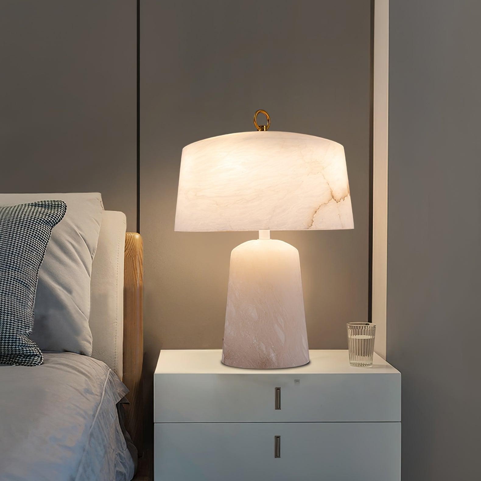 Light Luxury Style Marble Stone Table Lamp M481