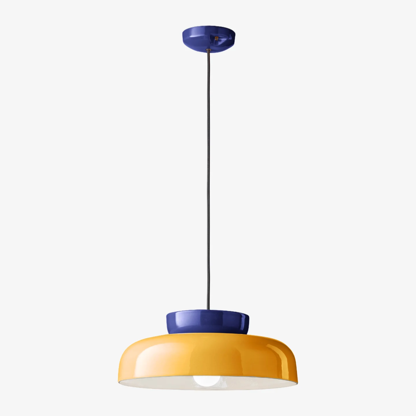 Fiesta Colorful Bowl-Shaped Pendant Light - Modern Ceramic for Dining Room T068