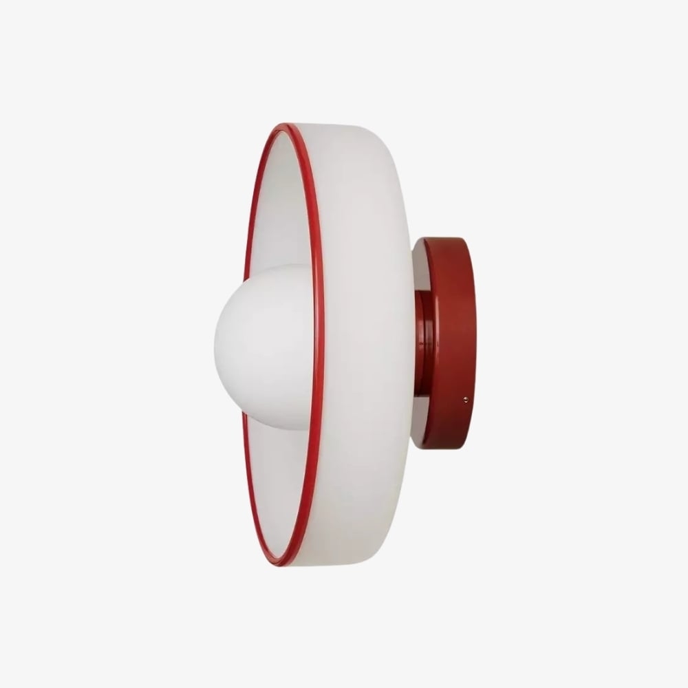 Kalo Blown Glass Disc Orb Flush Mount and Wall Sconce T662