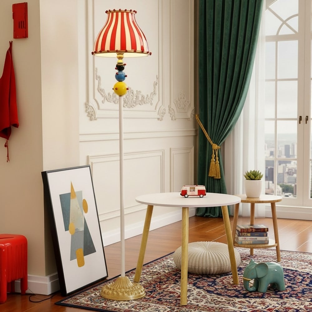 Festilo Circus Sculptural Glass Floor Lamp - Modern Arched Design for Living Room T511