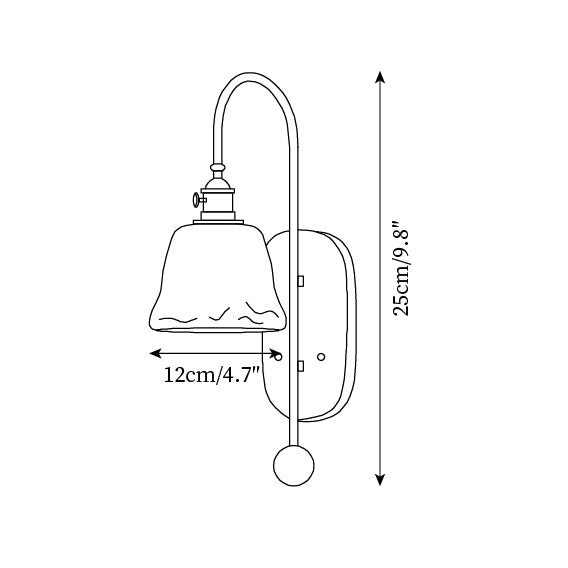 American Retro Spherical Wall Lamp M150