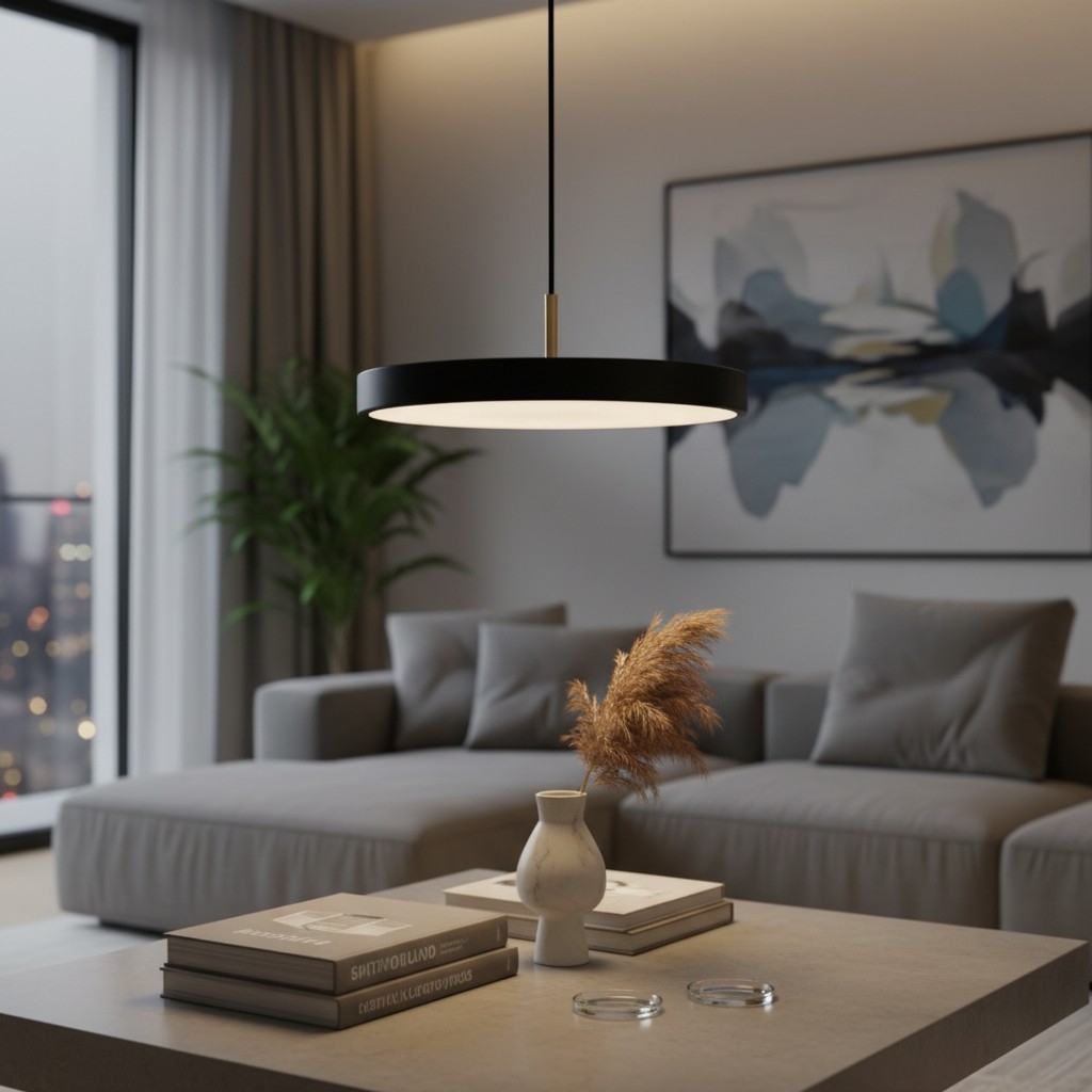Astris Geometric Pendant Light – Modern Metal Hanging Lamp for Kitchen Island T1181