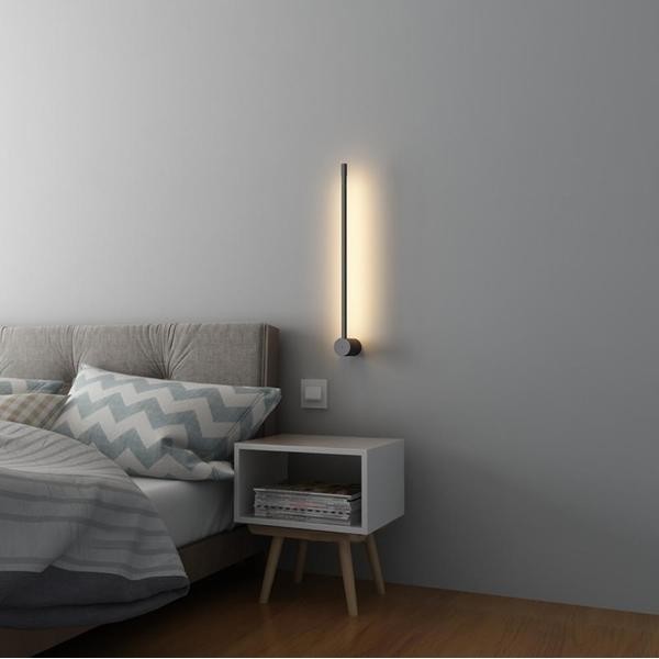 Industrial Modern Black Linear LED Wall Lights S114