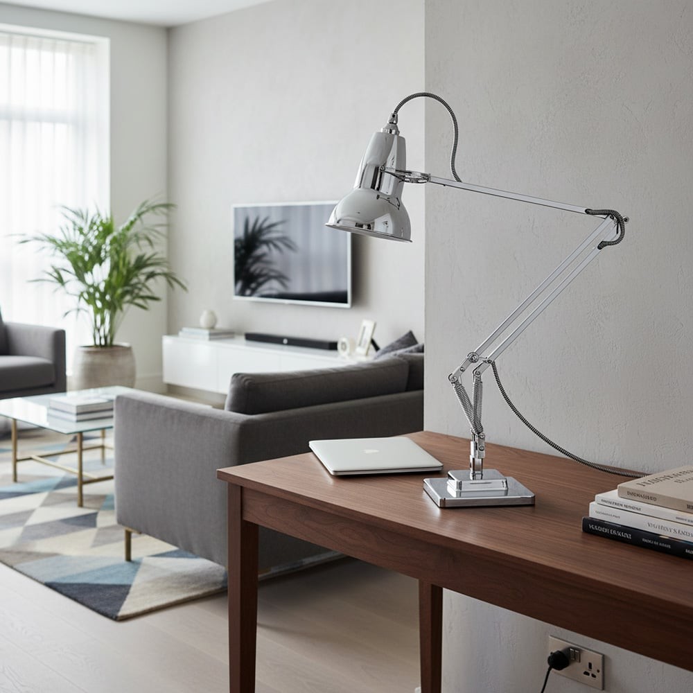 Classic Multicolor Desk Lamp - Adjustable Spring-Arm for Study Room T462