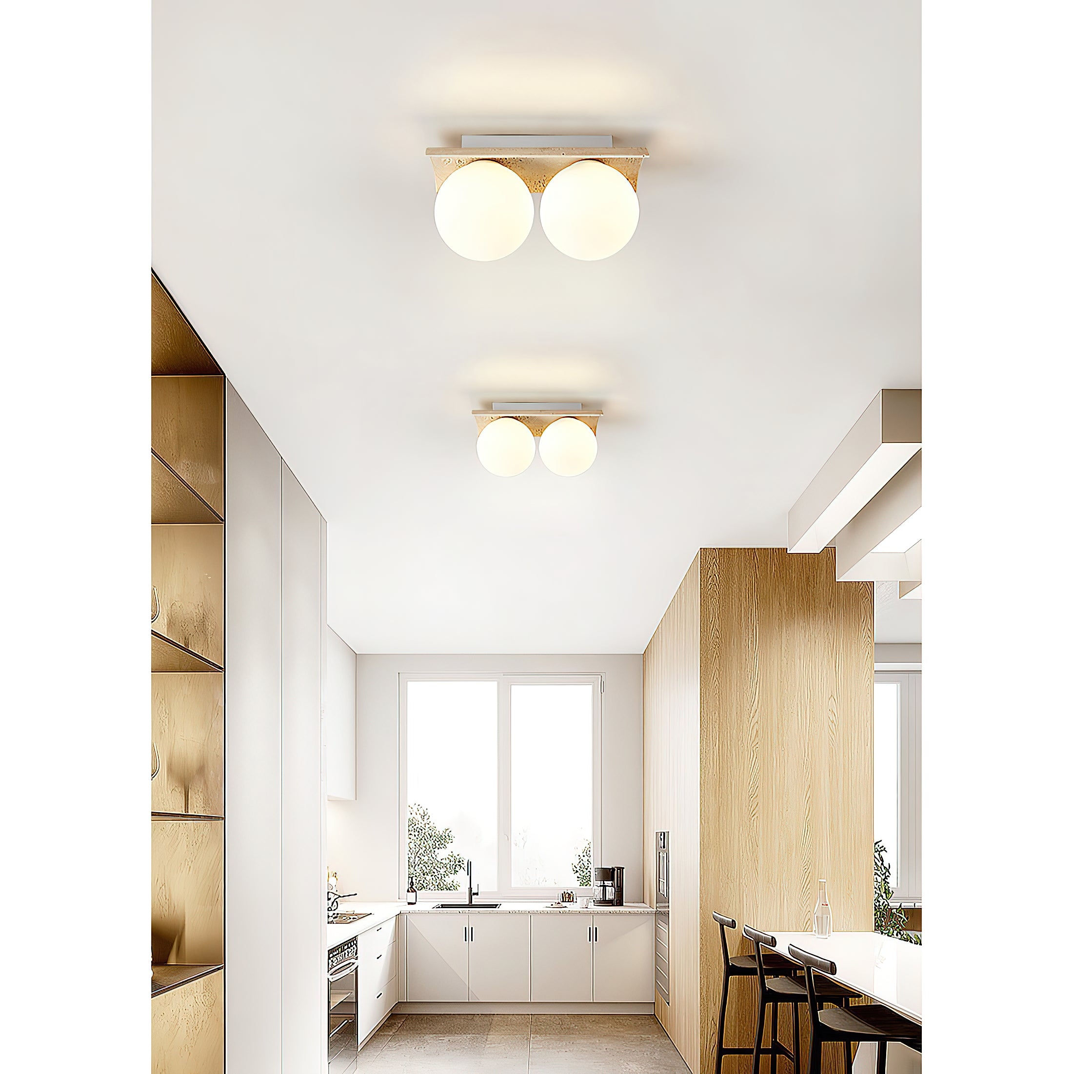 Bianca Globe Ceiling Lamp T1913