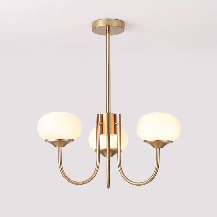 Bauhaus Glass Ball Marshmallow Chandelier S200