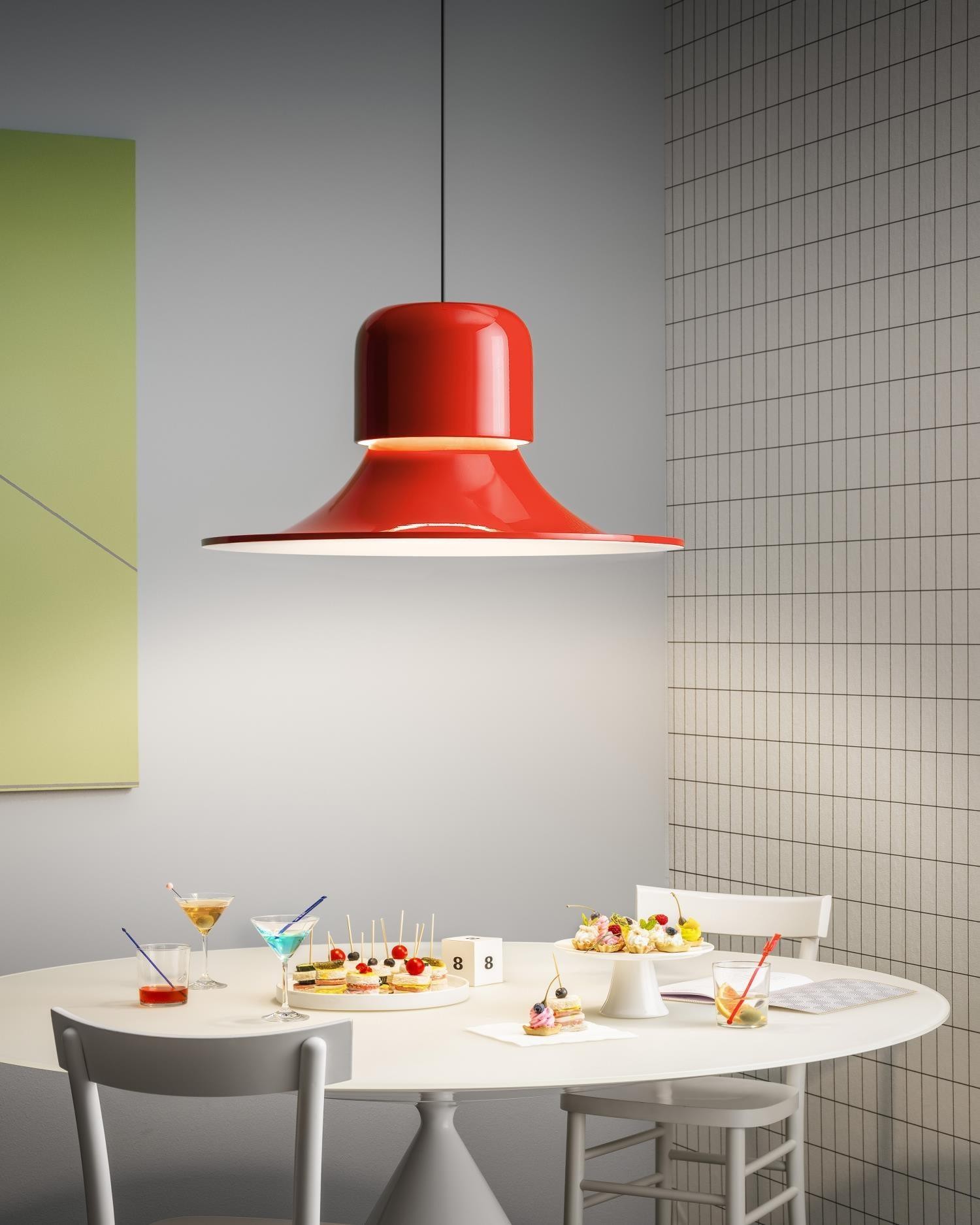 Nordic Carbon Steel LED Pendant Lamp M246