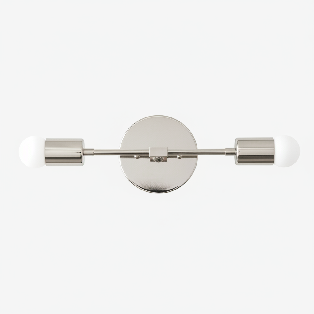 Mobilux Line Minimalist Vanity Light Fixture - Mid Century Bathroom Sconce T315