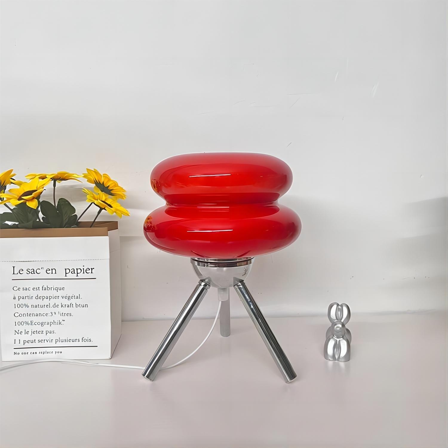 Lollipop Bauhaus Tripod Glass Table Lamp S26