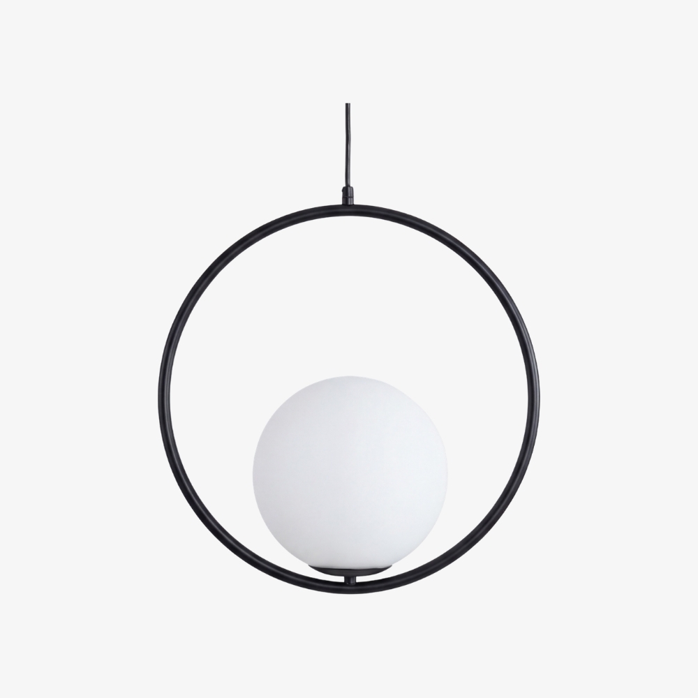 Lunectra Modern Pendant Light Geometric Design - Contemporary Hanging Lamp for Living Room T1177