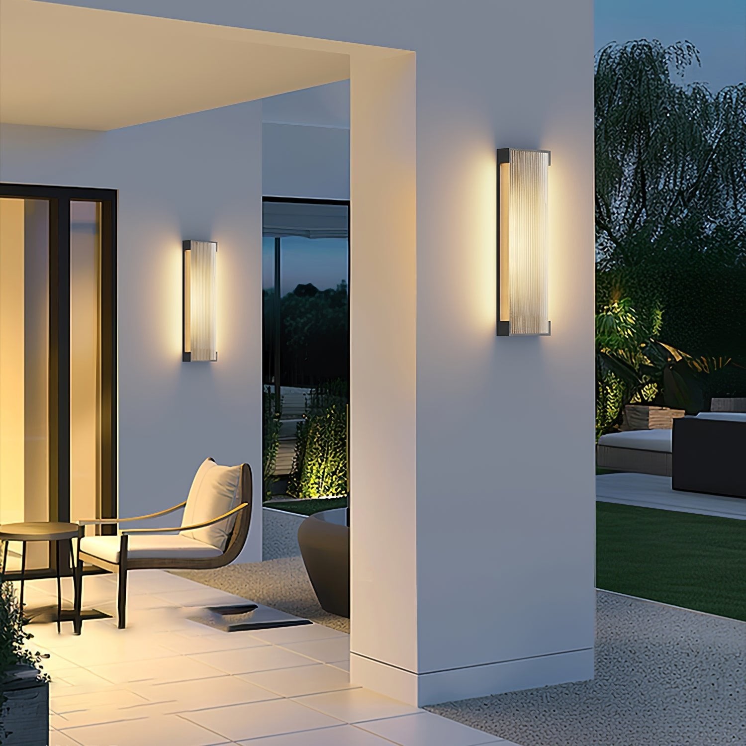 Rectangular Outdoor Wall Light M328