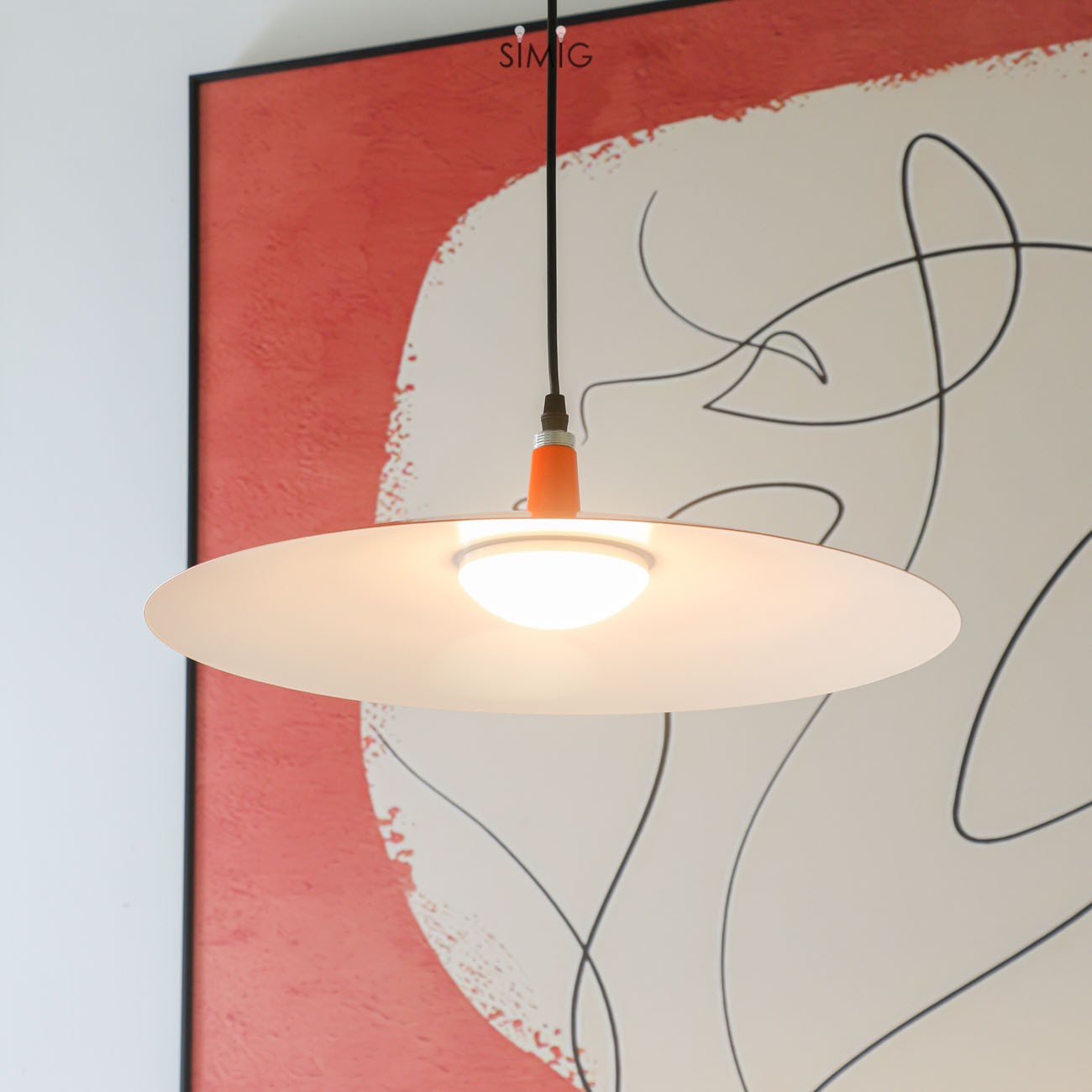 Alphomo Large Pendant Light - Scandinavian Design for Living Room
