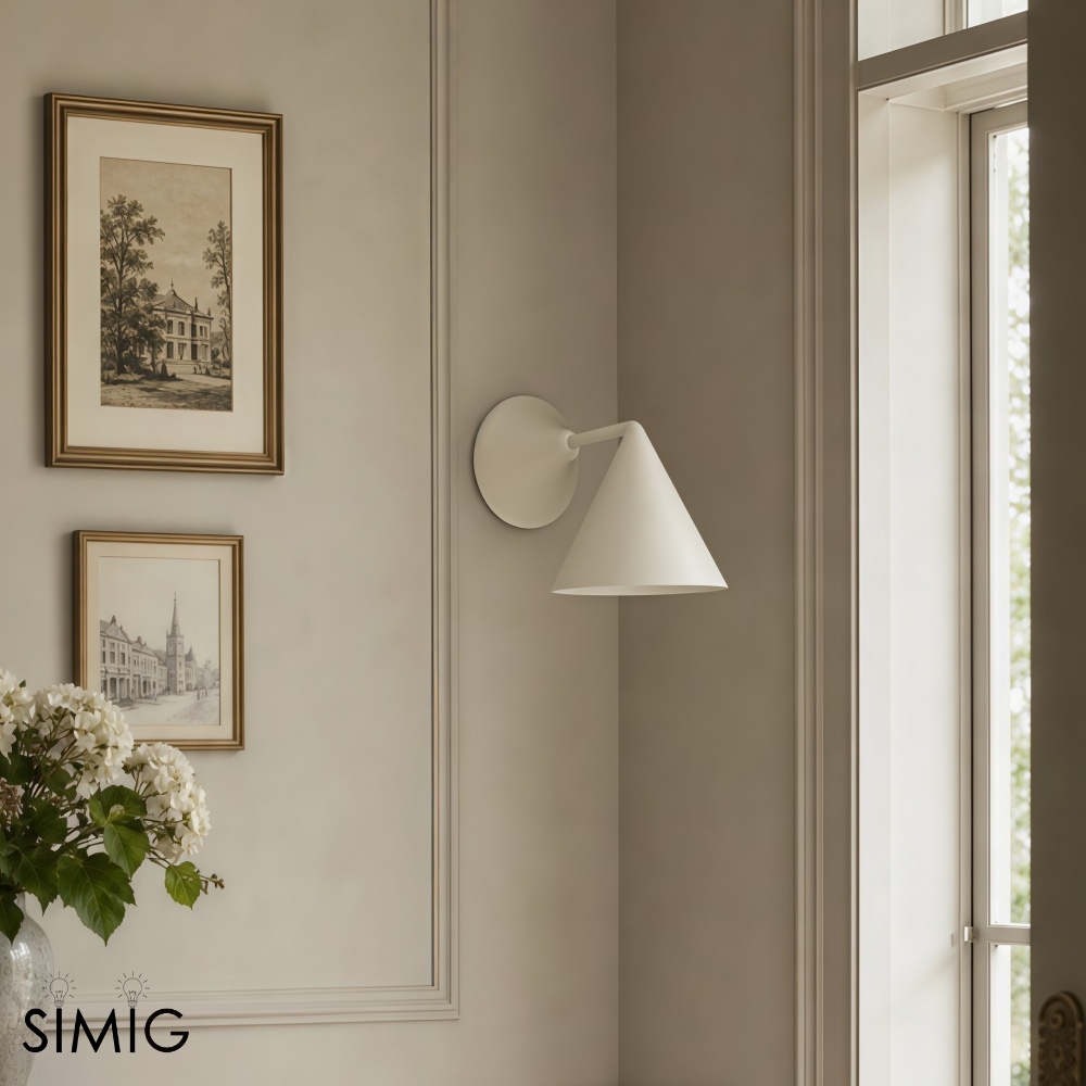 Brivana Sconce Wall Light - Brass Modern Lighting for Bedroom & Hallway T270