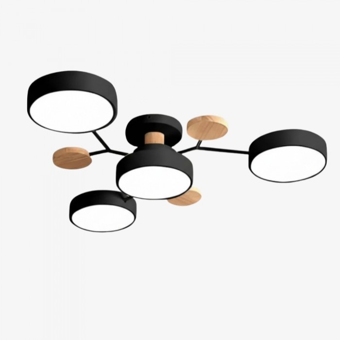 Nordic Branched Disc Metal Ceiling Lamp S117